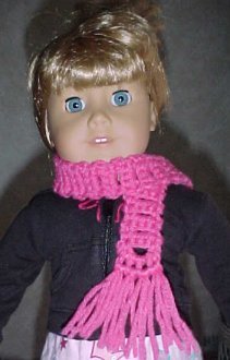 American Girl Crochet Scarf