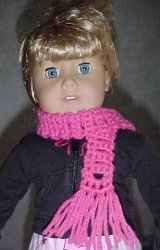 crochet doll scarf