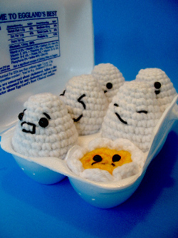 One Bad Egg Crocheted Eggs