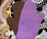 Single Crochet Adult Mittens