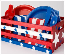 Fourth of July Picnic Crate