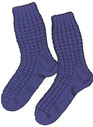 Blueberry Waffle Socks