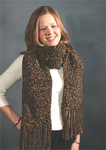 Textured Tigereye Scarf