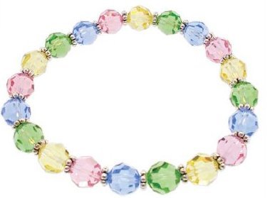 Cotton Candy Beaded Bracelet