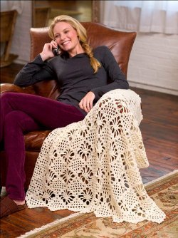 lacy crochet afghan patterns
