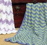 free exaggerated ripple crochet afghan pattern