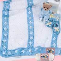 Little Boy Blue Baby Blanket