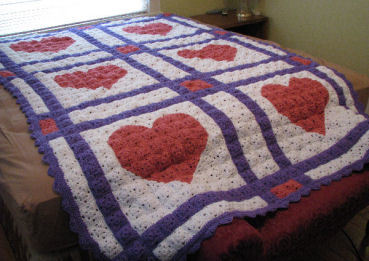 Love Letters Crochet Quilt