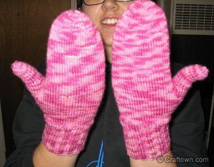 4 Needle Mittens