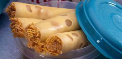 Peanut Butter Cereal Roll Ups