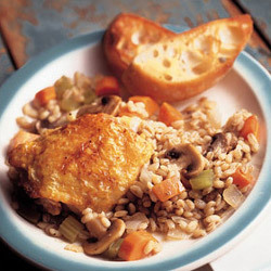 Mushroom Barley Chicken