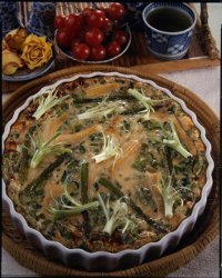 Crustless Jarlsberg Lite Quiche