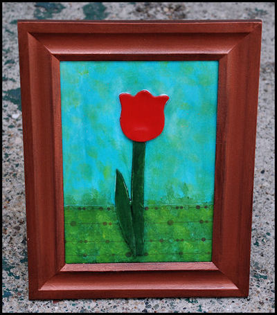 Tulip in a Frame