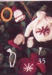 Mini Christmas Knit Ornaments