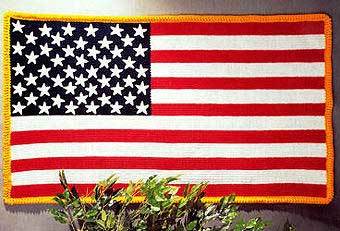 Stars & Stripes Crochet Afghan