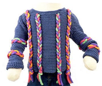 Crochet Children's Cord Sweater