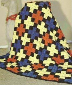 Criss Cross Crochet Quilt