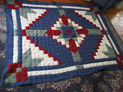 Desert Star Crochet Quilt