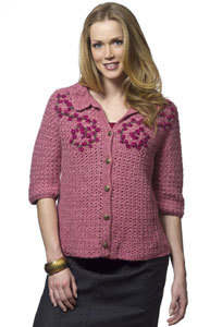 A Pink Rose Cardigan