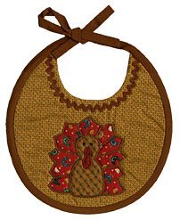 Appliqued Thanksgiving Bib Pattern