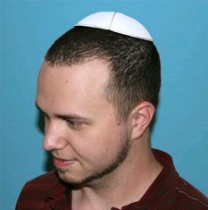 Making Kippahs for Passover