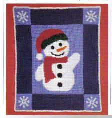 Snowman Afghan