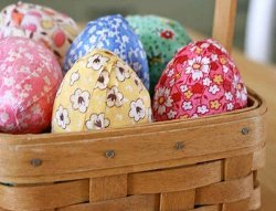 Fabric Covered Eggs
