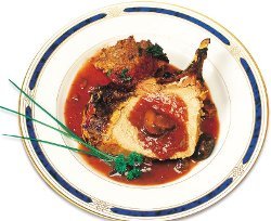 Simple Pork Chops with a Fruit Glaze