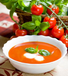 Creamy Tomato Vodka Soup