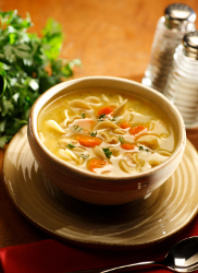 Lazy Slow Cooker Creamy Chicken Noodle Soup