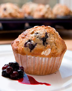 Wild Blueberry Applespice Muffins