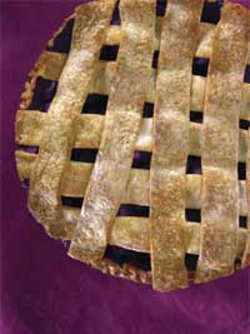 Wild Blueberry Pie