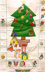 Advent Calendar and Christmas Card Holder
