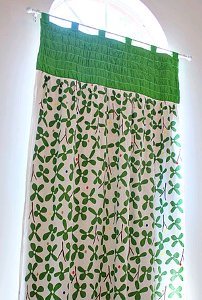 Gathered Top Panel Curtains