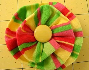 Ruffled Flower Pin