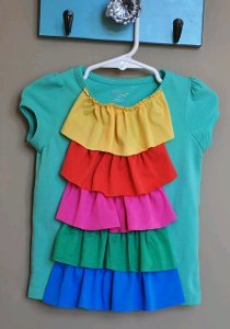 Popsicle Ruffle Top