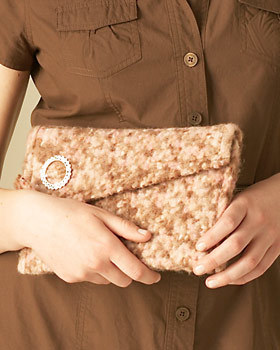 A Crochet Clutch Purse