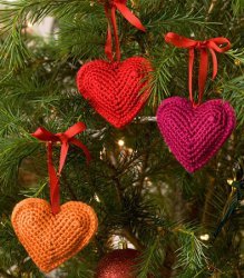 Crochet Heart Ornament