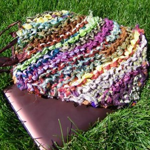 knitting with ribbon yarn