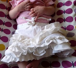 Ruffled Newborn Skirt