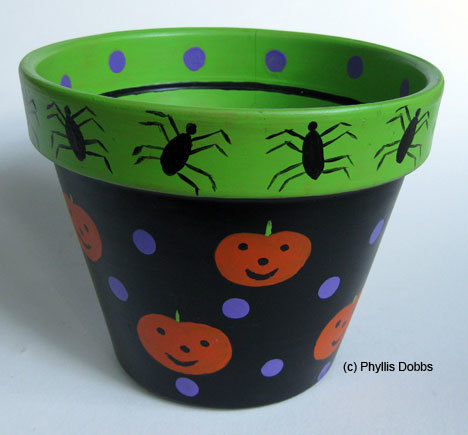 Trick or Treat Candy Pot