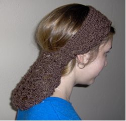 Crocheted Snood Headband