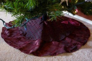 Two Tiered Luxe Christmas Tree Skirt