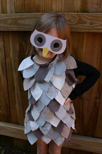 Last Minute Kids' Owl Costume