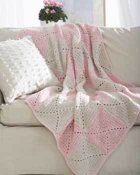 Beautiful Rose Twists Afghan