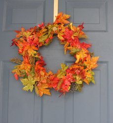 Colorful Fall Wreath