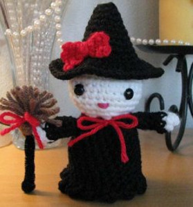 Hello Kitty Crocheted Witch
