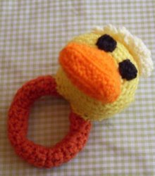 Duckieroo Funmigurumi Baby Rattle