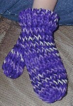 Lovely Loomed Mittens