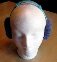 Felted Loom Knit Earmuff Covers
